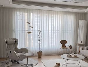 Sheer Curtain - Custom made - CMSC-0001