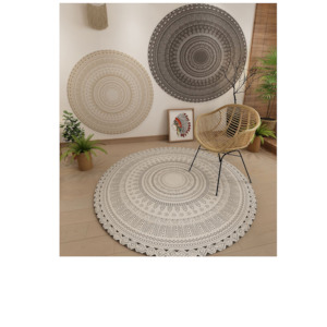 Modern elegant Round floor rugs Anti-Slip - RMFR-0002