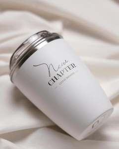 Custom Branded: Custom branded coffee cup (Minimum order 25)