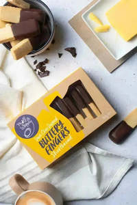 Gourmet Food Gift Box: Chocolate Dipped Shortbread Fingers