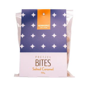 Gourmet Food Gift Box: Salted Caramel Pretzel Bites