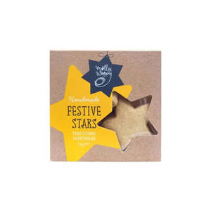 Christmas Gift Box: Festive Star Shortbread Cookies
