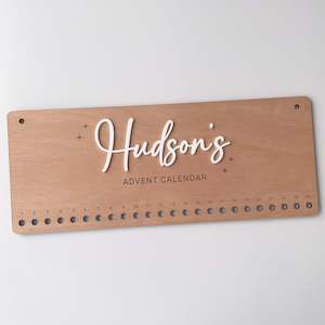 Christmas: Wooden Advent Calendar