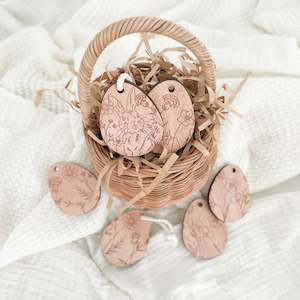 Easter: Wooden Easter Eggs