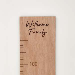Room: Wooden Height Ruler