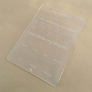 Learn: Learn to Write Board - Numbers and Shapes