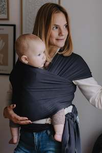 Baby Shower: Boba | Serenity Baby Wrap, Charcoal