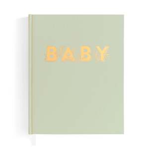Baby Shower: Fox & Fallow | Baby Book, Pistachio