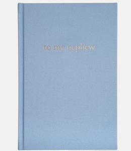 Books: Childhood & Baby Journal | To My Nephew (Blue)