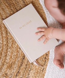 Childhood & Baby Book | To My child (Ivory)