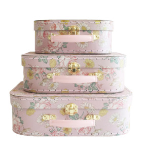 Decor And Lighting: Alimrose | Carry Case Set 3pcs - Floral