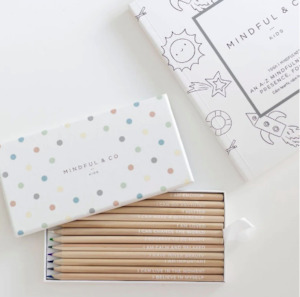 Games: Mindful and Co Kids | Affirmation Colouring Pencils