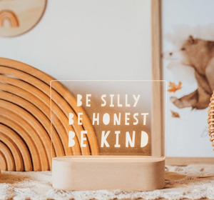 Lighting: Night Light, Be Silly, Be Honest, Be Kind | Funny Bunny Kids