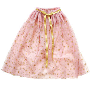 Alimrose: Alimrose | Tulle Star Cape, Blush