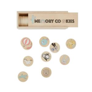 OYOY Mini | Wooden cookie memory card game - nature