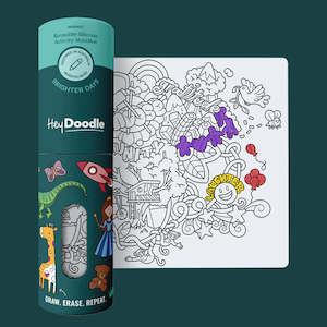 HeyDoodle | Reusable Colouring Mat, Brighter Days (Mini)