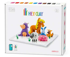 Arts Crafts: HEY CLAY | Animals Set, 6 Characters