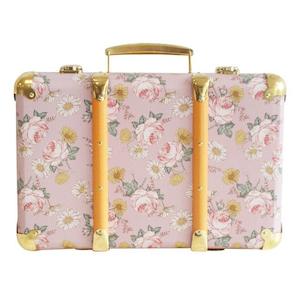 Storage: Alimrose | Vintage Style Suitcase - Large Floral