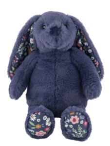 Soft Toys: Lily & George | Flopsy Bunny, Floral Sapphire