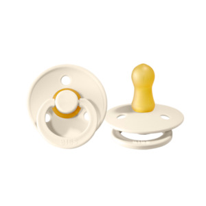 Bibs Dummies: BIBS Pacifier Duo Pack - Ivory - Size 2 | BIBS Dummies