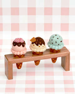 Tara Treasures | Felt Play Food, Ice Cream Cone Holder