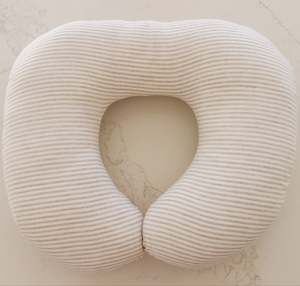Products: Little Lux Sleep Nursing Pillow - Oat Stripe