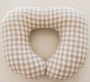 Little Lux Sleep Nursing Pillow - Linen Check