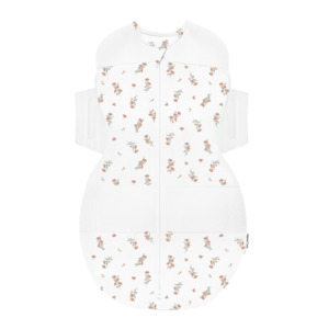 100% Organic: 100% Organic SNOO Sleep Sack - Ivory Wildflowers