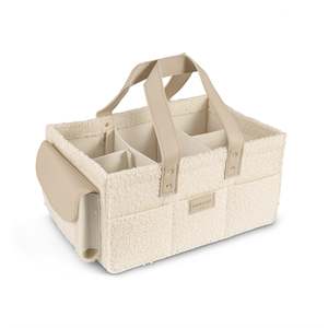 Products: Little Lux Sleep Nappy Caddy - Cream Teddy