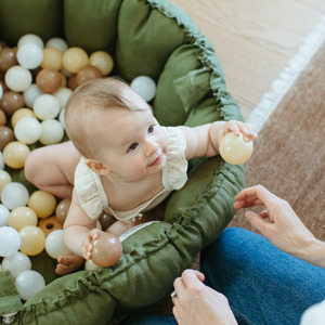 Plush Organic Playmat- Olive