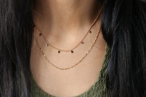 Products: The Diamond & Fine Necklace - little macaron