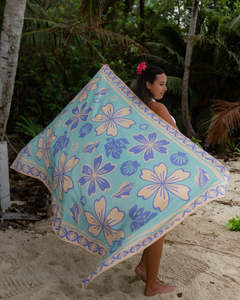 Womens: Oceania Sarong Floral Reef Mermaid