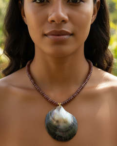 ISLAKOKO x Seakk Brown Sunstone Horizon Necklace