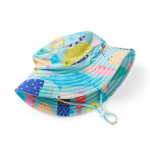 Baby & Toddler: Swim Bucket Hat - Rainbow Reef