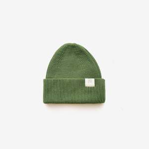 Organic Cotton Rib Beanie - Clover
