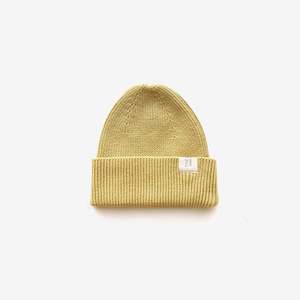 Best Selling: Organic Cotton Rib Beanie - Buttercup