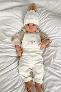 Z Baby Clothing: Overalls - Cream