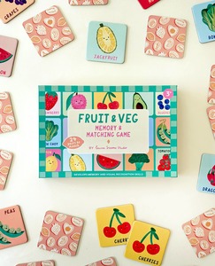 Puzzles Games: Fruit and Veg Memory & Matching Game