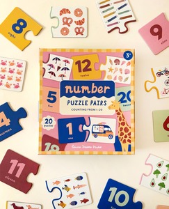 Child: Number Puzzle Pairs Learning Game