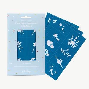 Best Selling: Oh Flossy Reusable Adhesive Face Paint Stencils - Teal