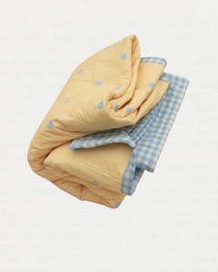 Butter Dot Reversible Quilt