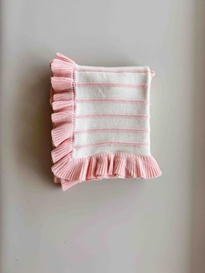 New: Raised Stripe Frill Blanket | Sweetpea