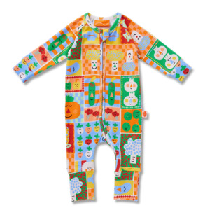 Baby Clothing: Pocket Patch Long Sleeve Romper