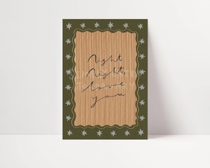 Baby Shower: Night Night Love You Print