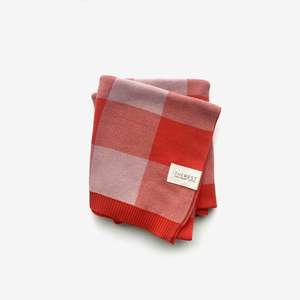 Best Selling: Organic Cotton Knit Blanket | Bubblegum Picnic