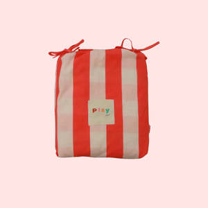 All: Cherry Stripe Sheet Cot