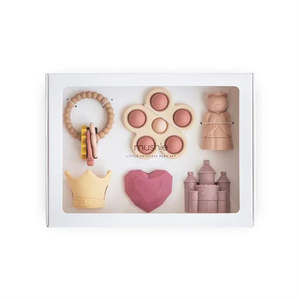 Rattles Teethers: Mushie Play Gift Set - Little Princess