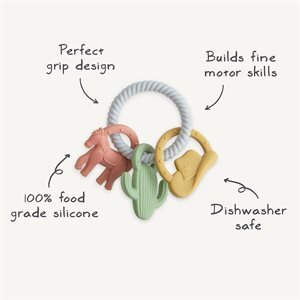 Mushie Western Teething Ring