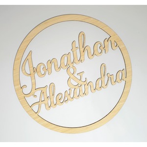 Wedding: Names in Ring