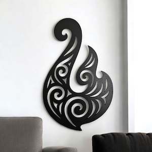 Nude Unpainted: Koru Swirl Fish hook